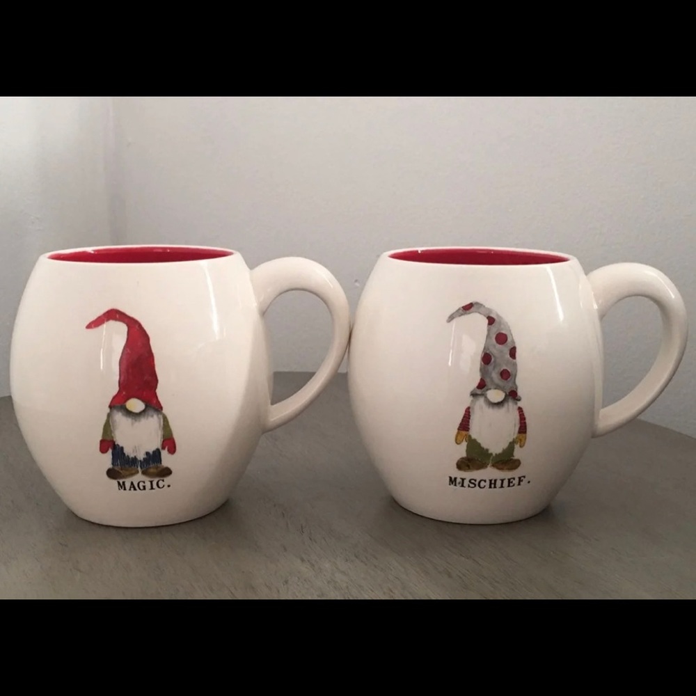 Rae Dunn gnome mugs